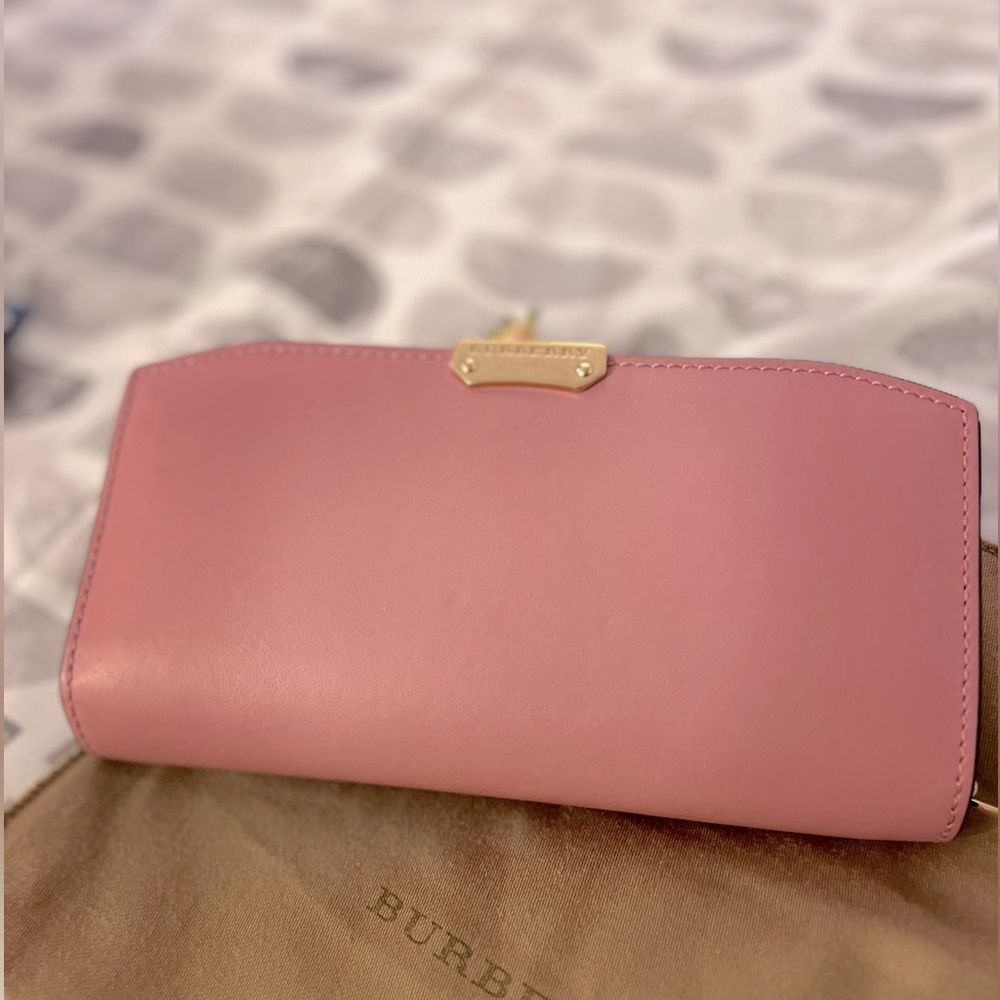 Pink BURBERRY wallet